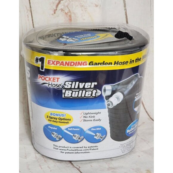 Lead-Free Lightweight No Kink Easy Store 25 Feet 3/4" Pocket Hose - Picture 7 of 14